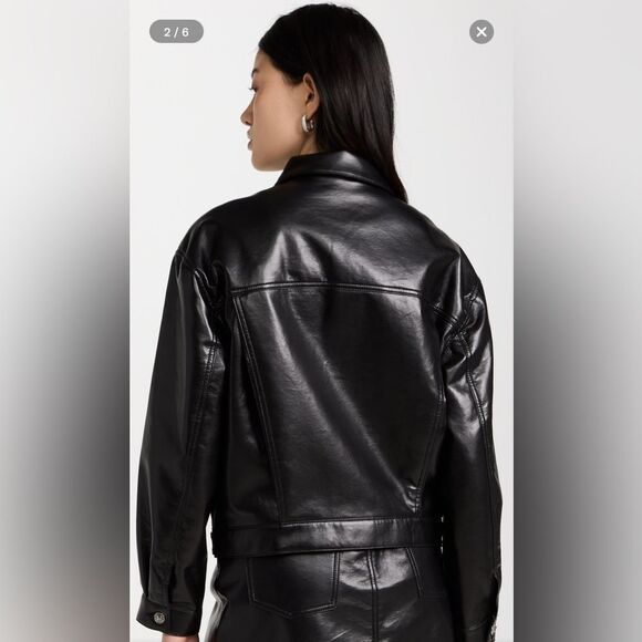 NWOT 598.00 Recycled Leather Charli Jacket in Detox
AGOLDE - Picture 5 of 6